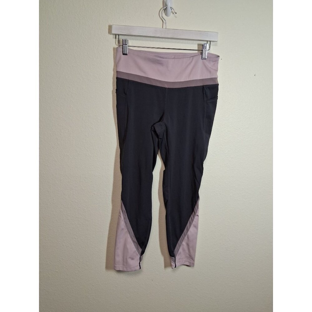 Tangerine Leggings Athletic Workout Gym Yoga Black/Pink Women's Size Medium
